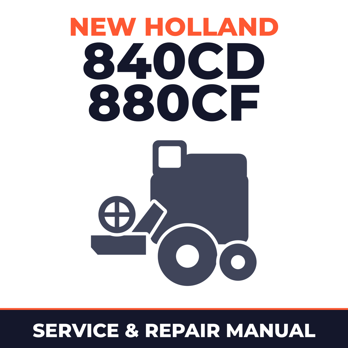 New Holland 840CD 880CF Combine Service & Repair Manual