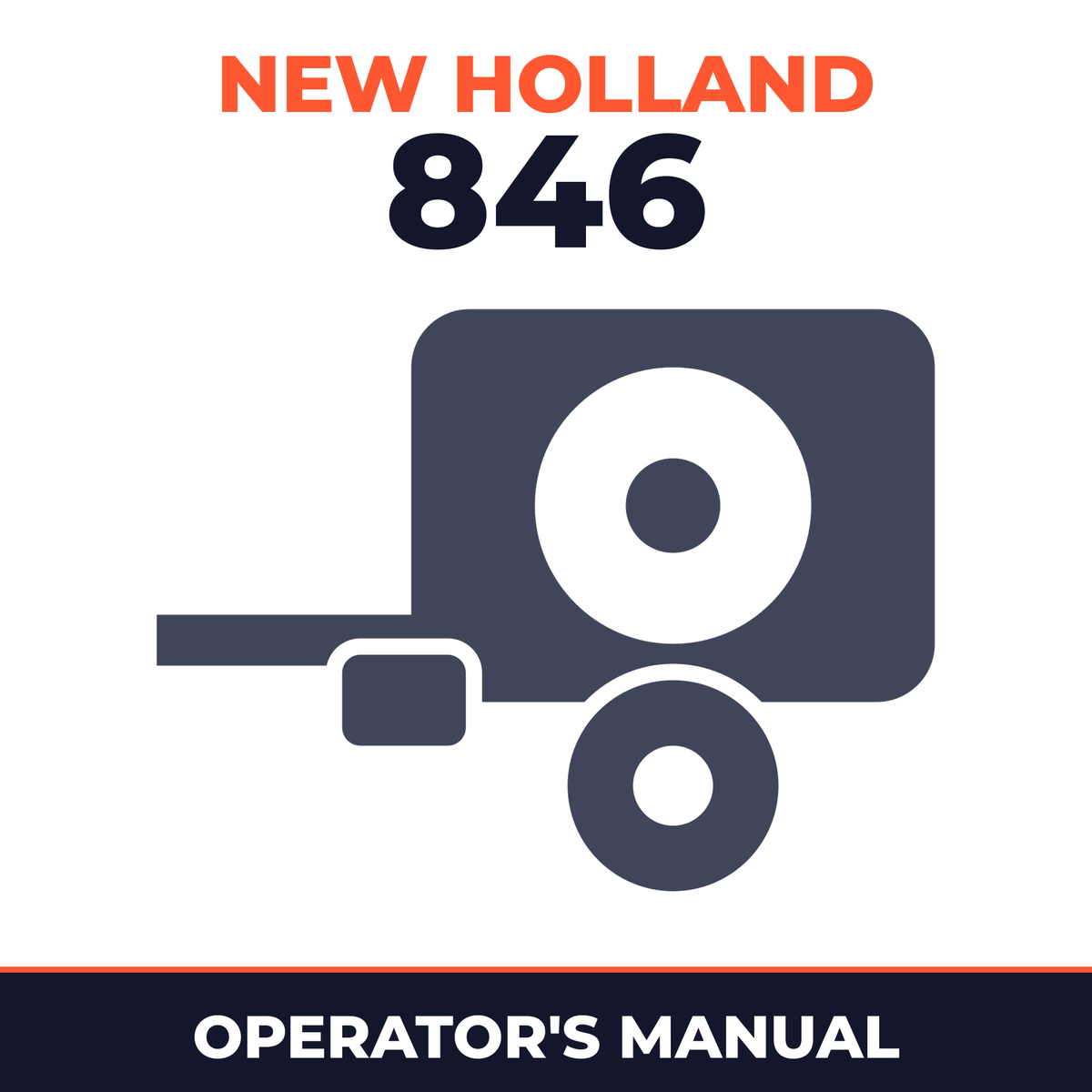New Holland 846 Round Baler Operator's Manual