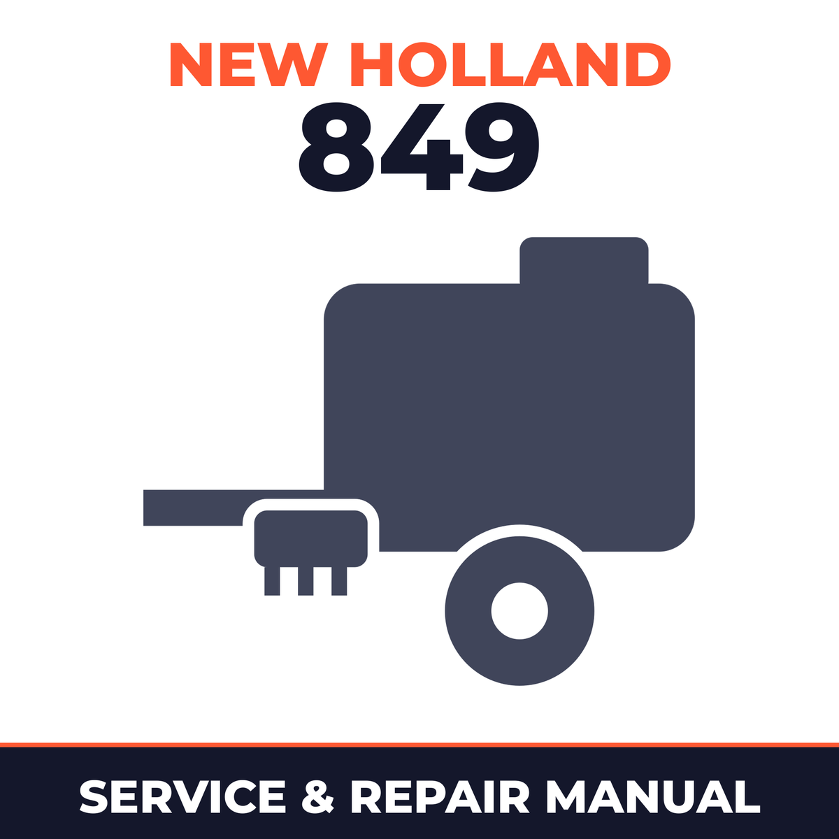 New Holland 849 Baler Service & Repair Manual