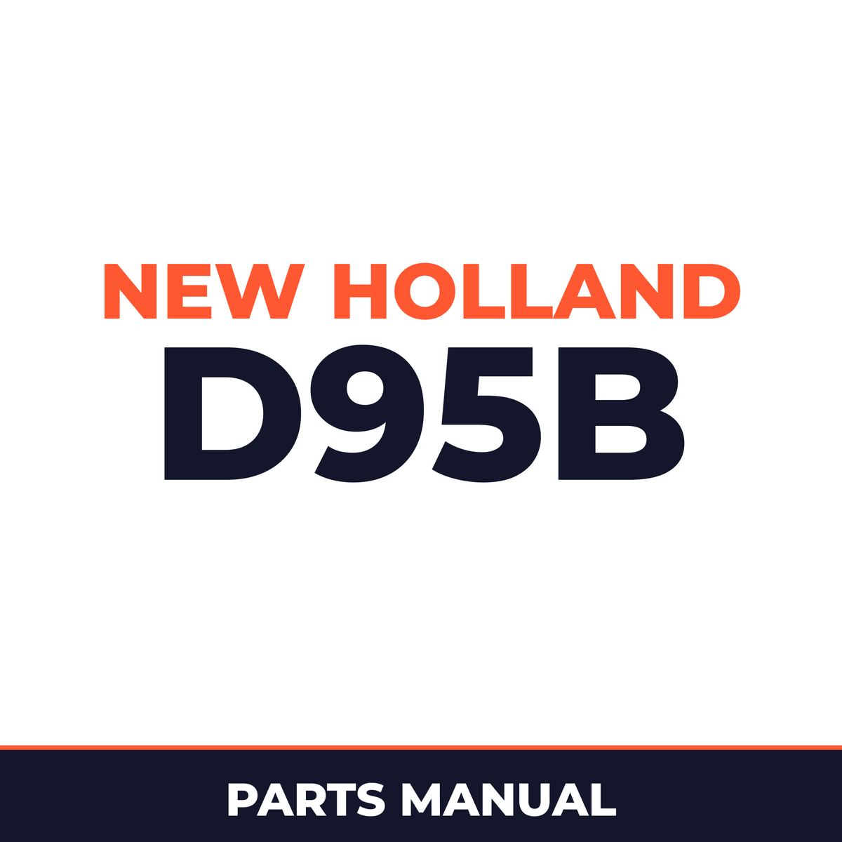 New Holland CE D95B Parts Catalog