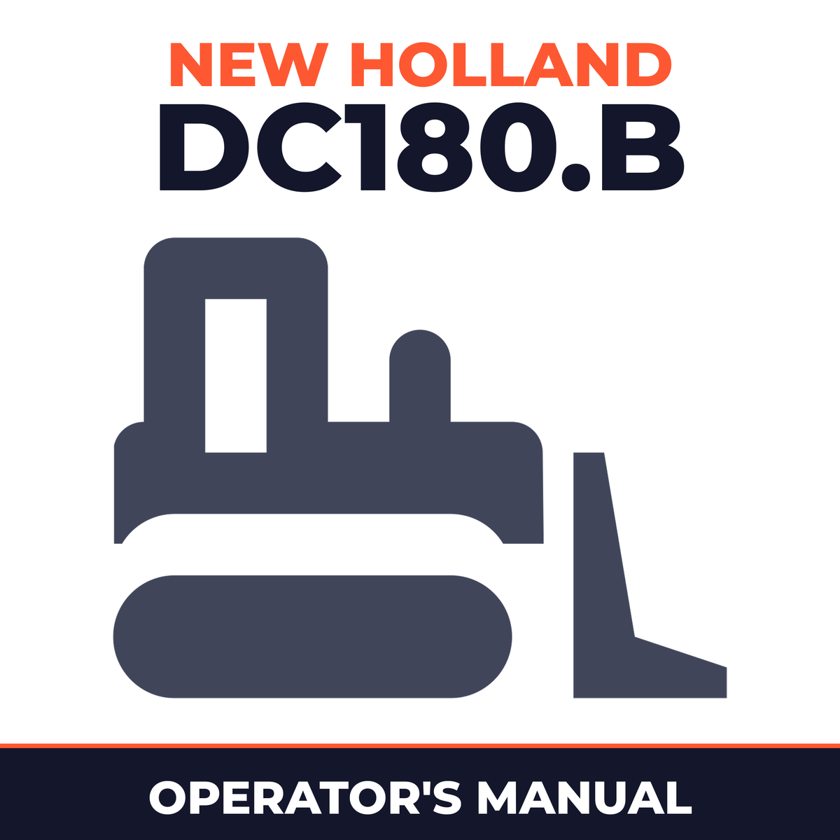 New Holland CE DC180.B Operators Manual