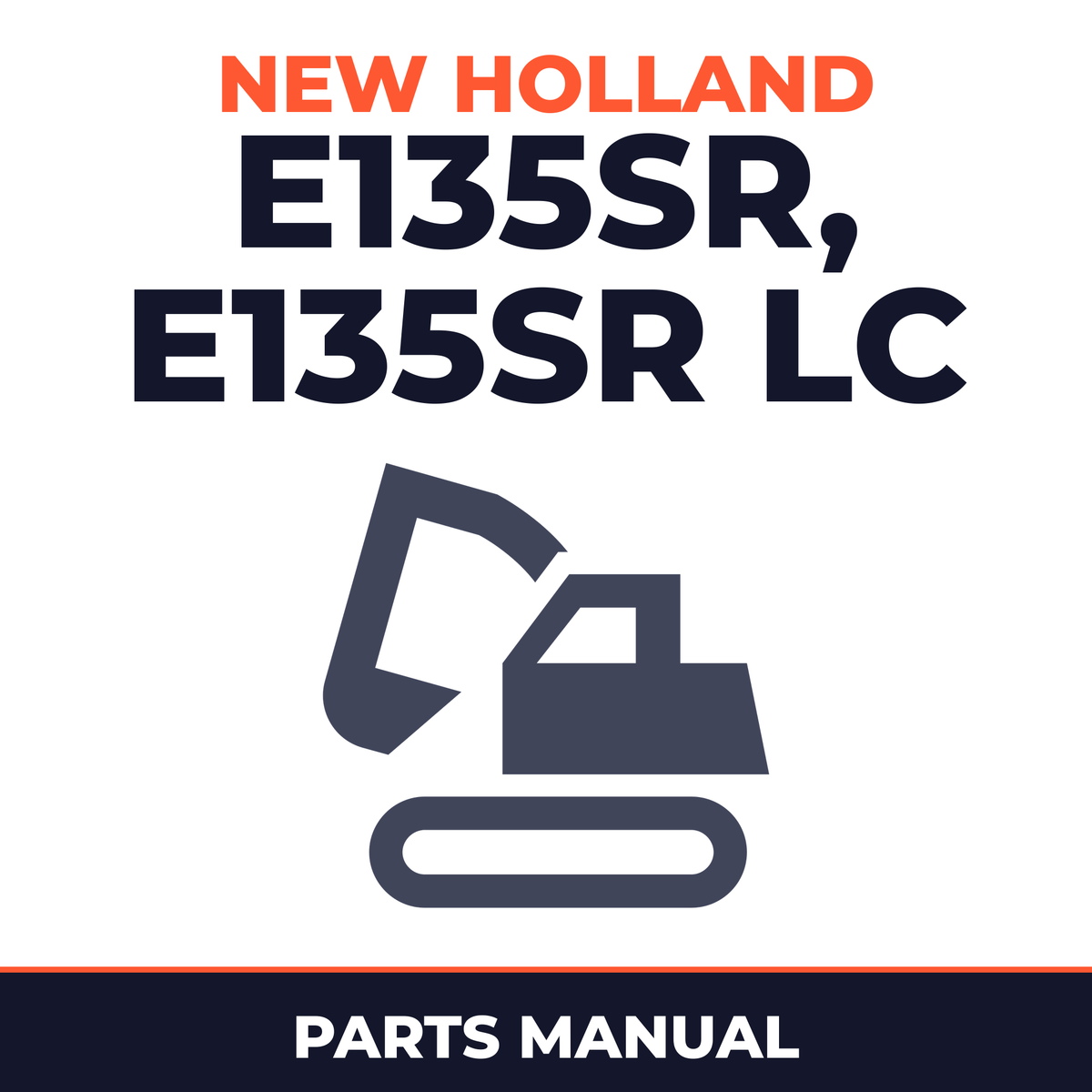 New Holland CE E135SR, E135SR LC Parts Catalog