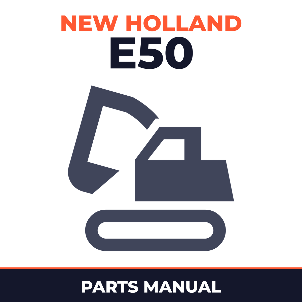 New Holland CE E50 Parts Catalog