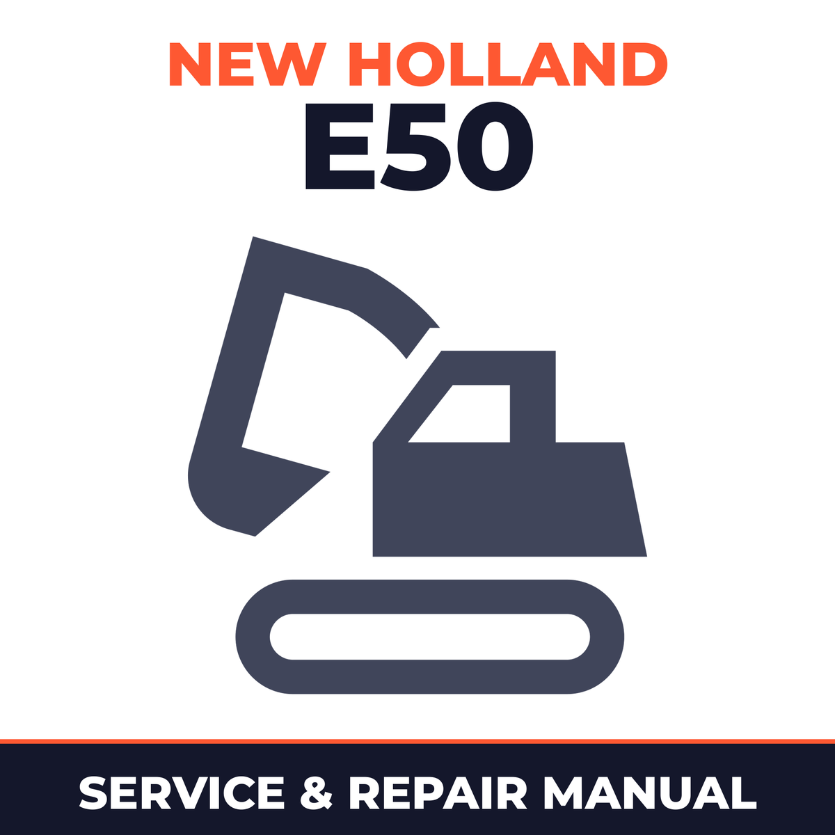 New Holland CE E50 Service Manual