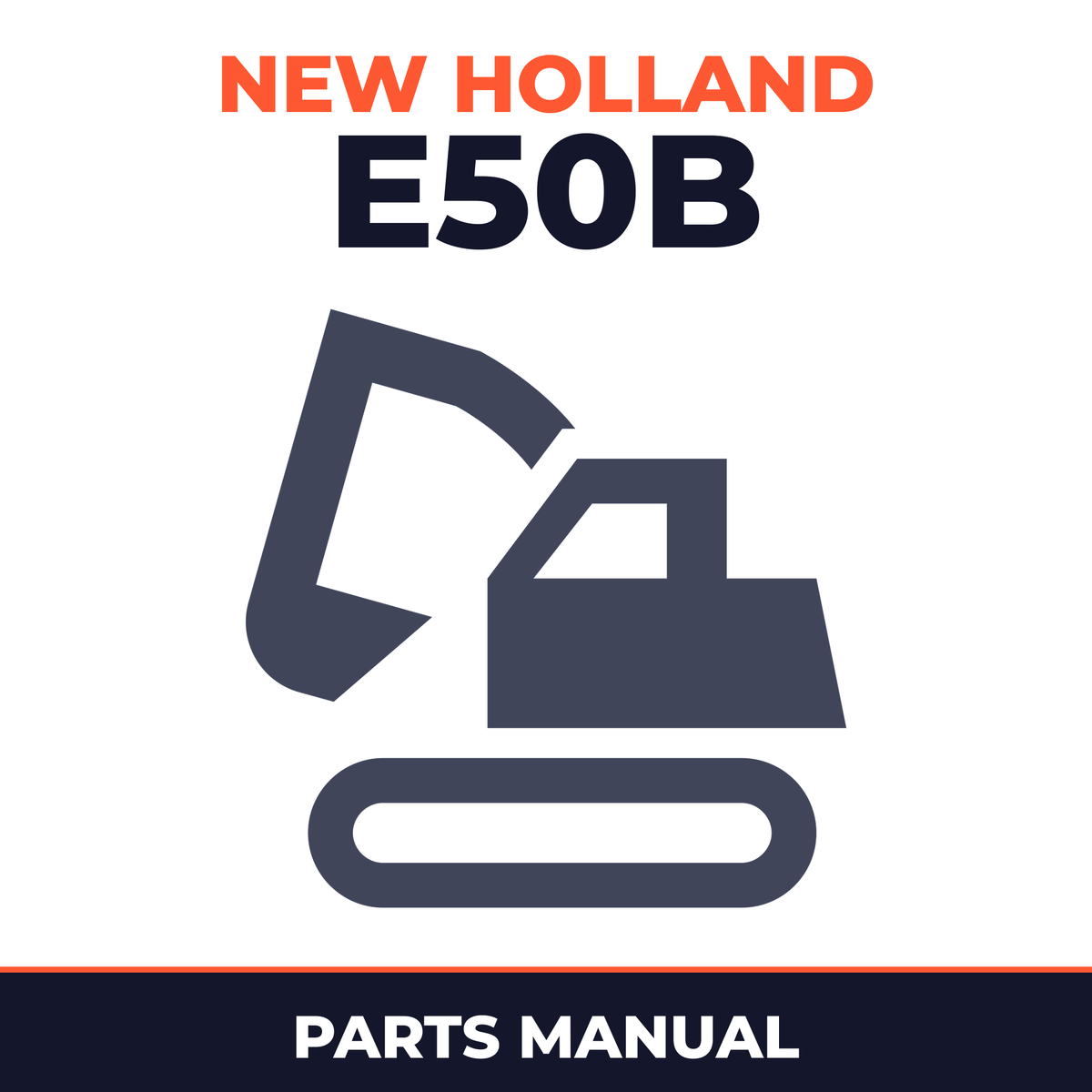 New Holland CE E50B Parts Catalog