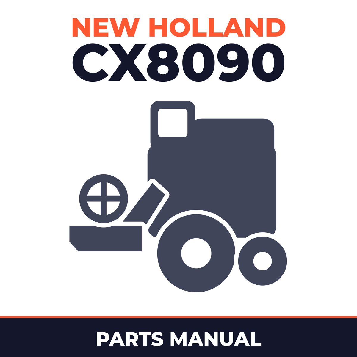 New Holland CX8090 Combine Parts Manual