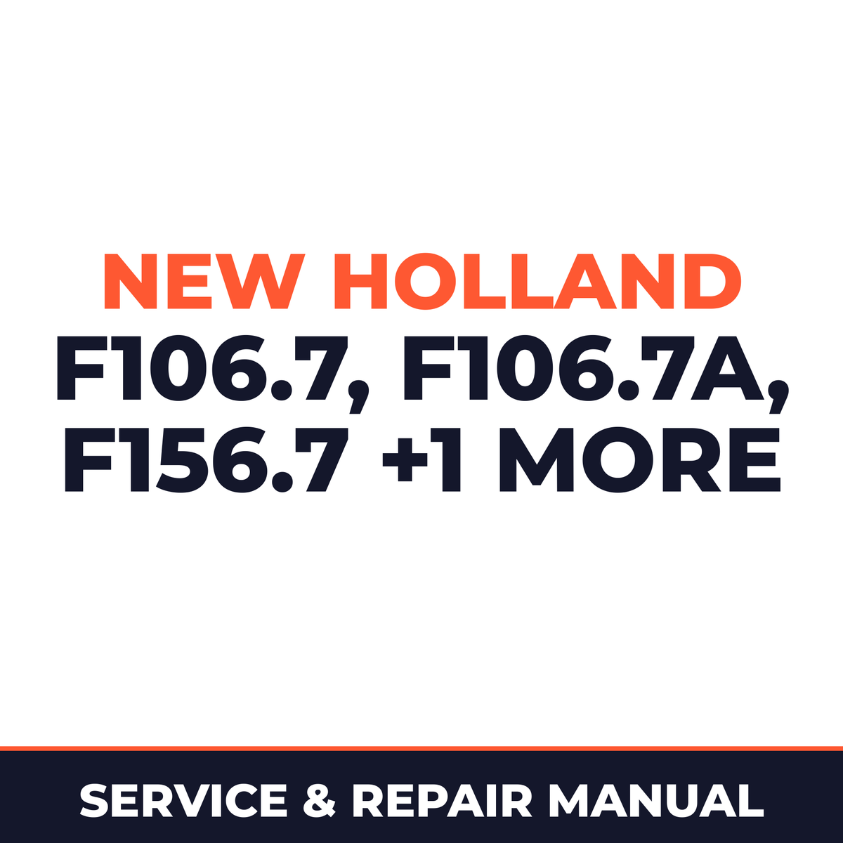 NEW HOLLand F106.7, F106.7A, F156.7, F156.7A TIER 3 GRADER Service Repair Manual