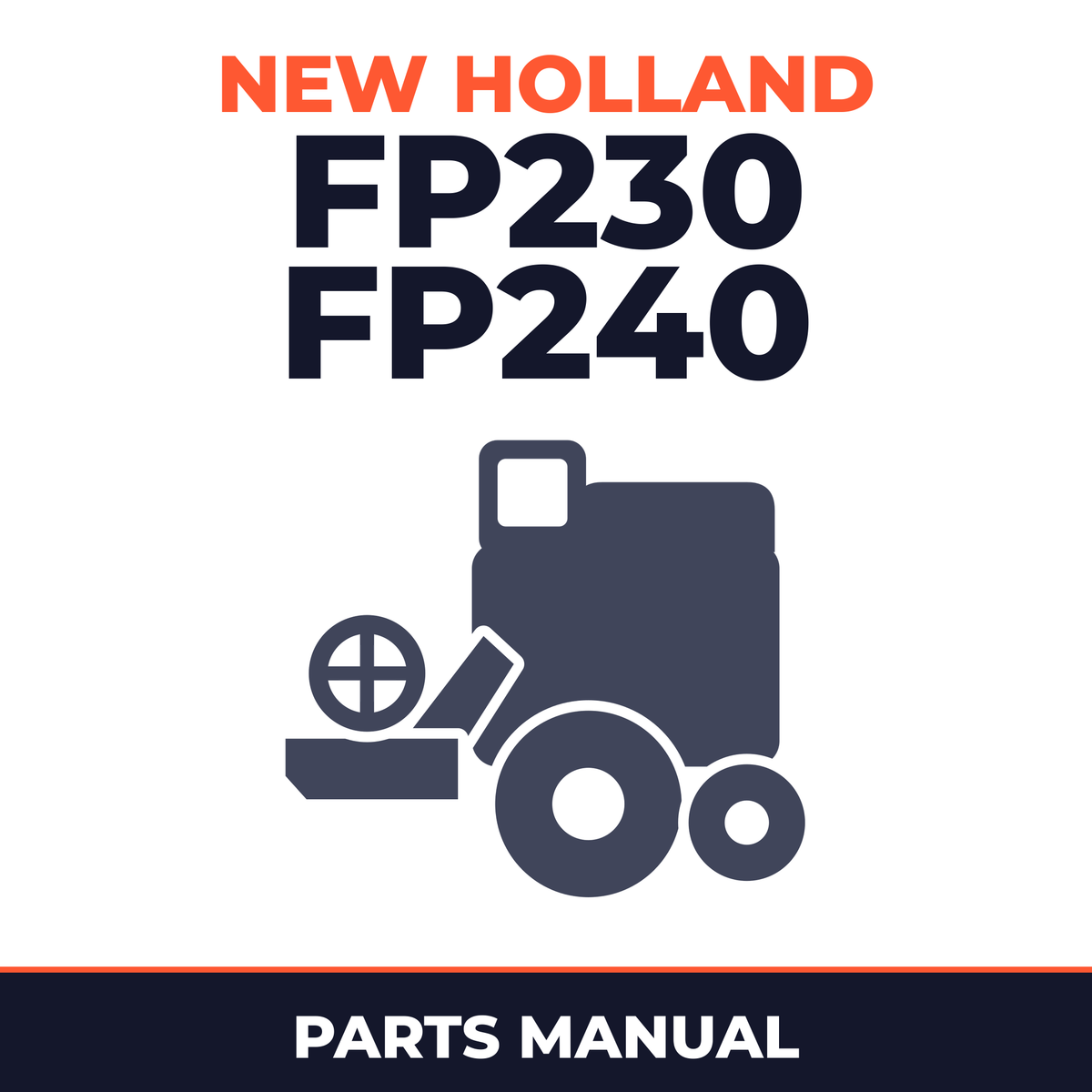 New Holland FP230 FP240 Combine Parts Manual