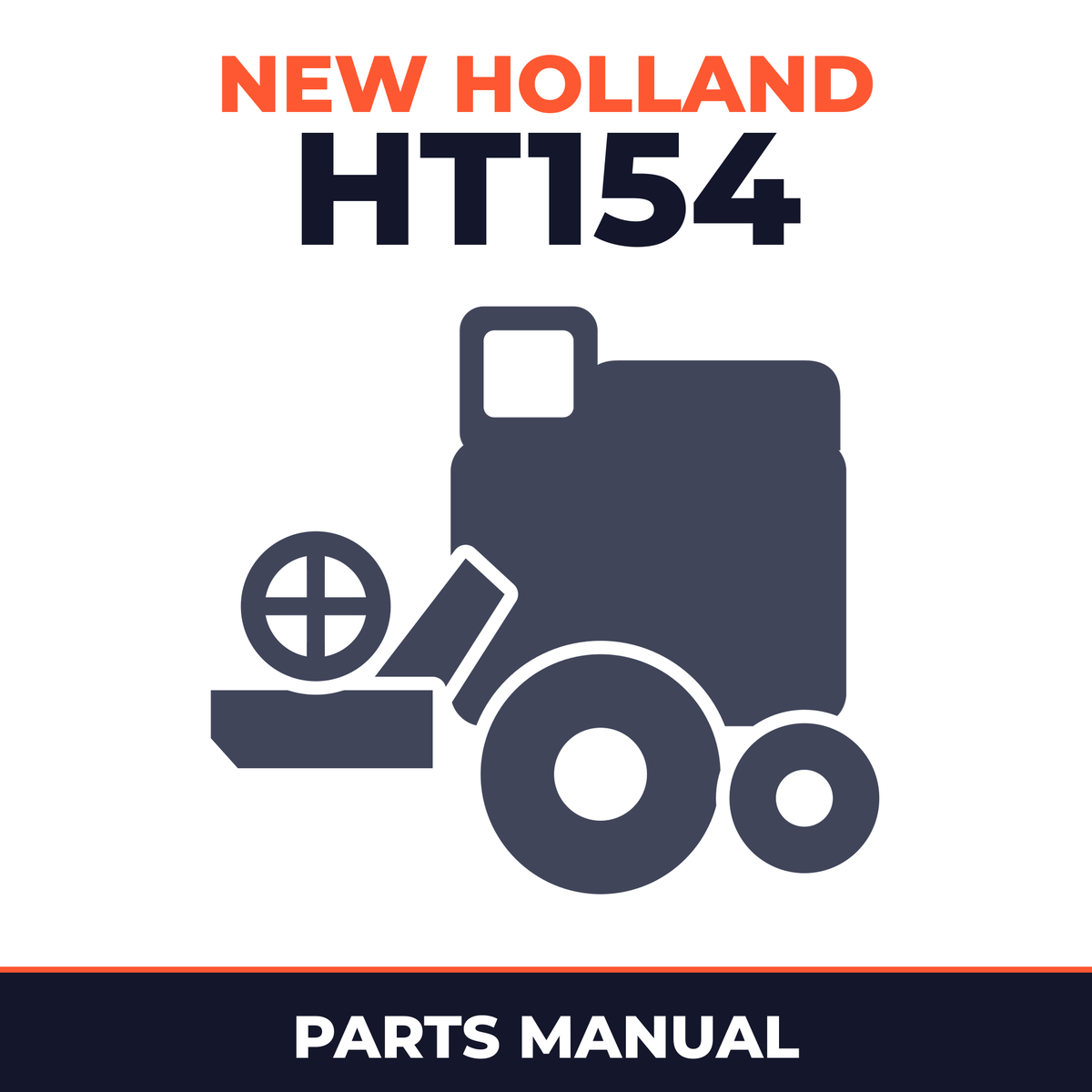 New Holland HT154 Combine Parts Manual