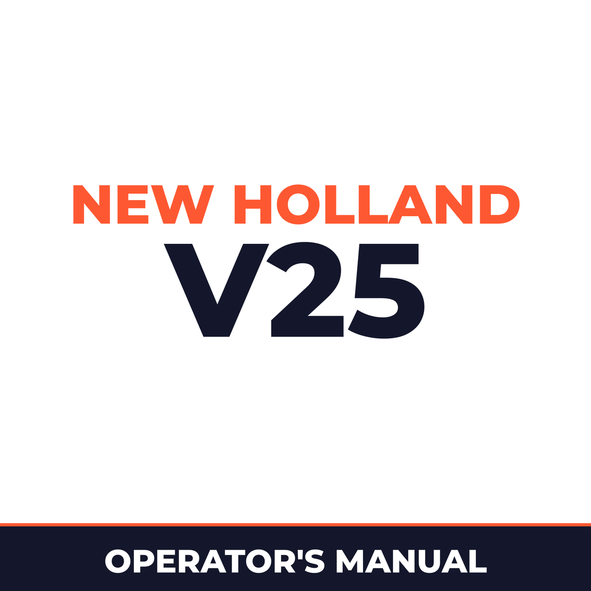 New Holland Intelliview Yield Monitor III V25 Machine Operator's Manual