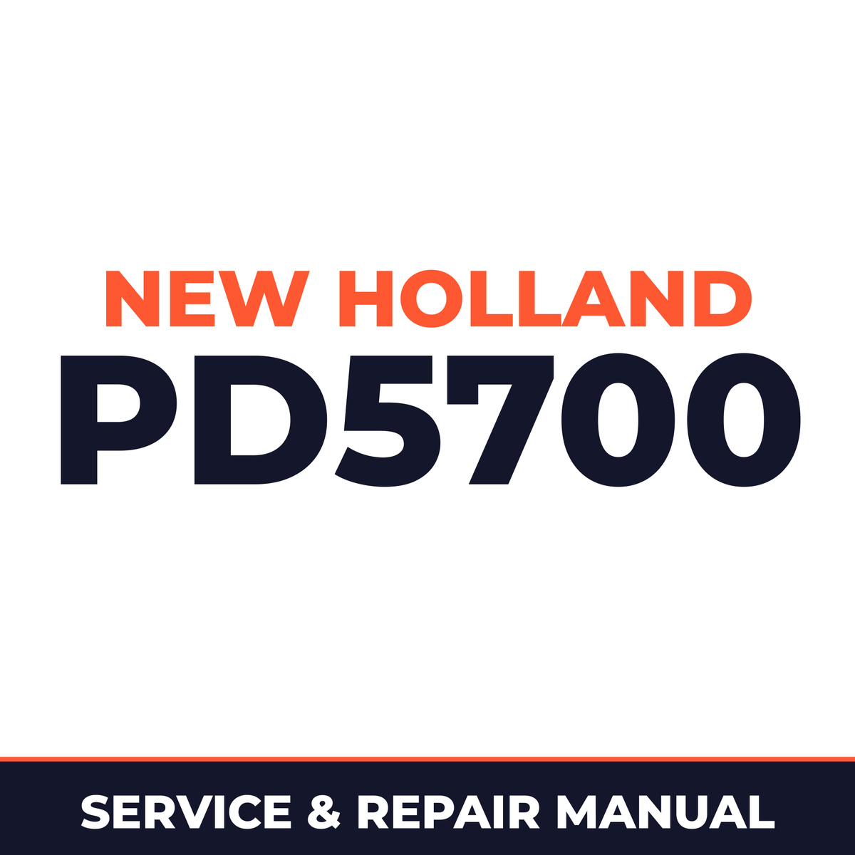 New Holland PD5700 Planter Service & Repair Manual