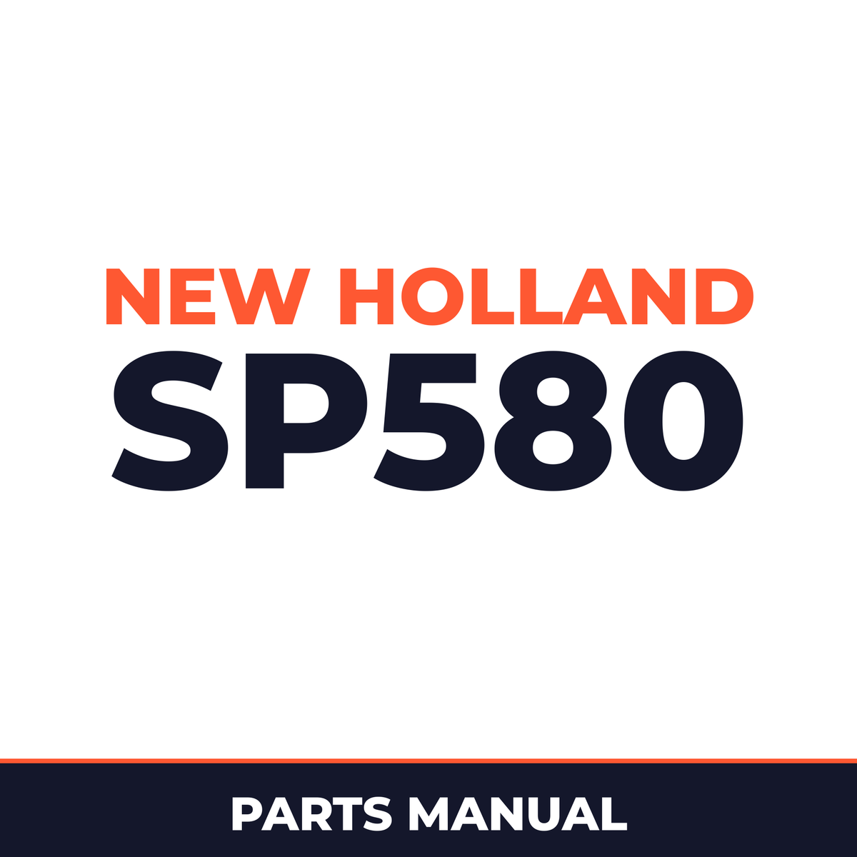 New Holland SP580 Planter Parts Manual