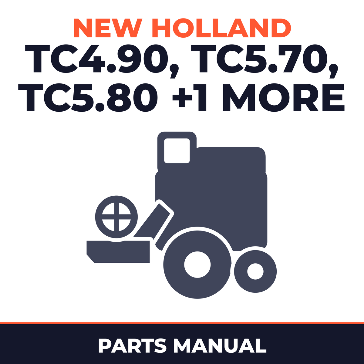 New Holland TC4.90 TC5.70 TC5.80 TC5.90 Combine Parts Manual