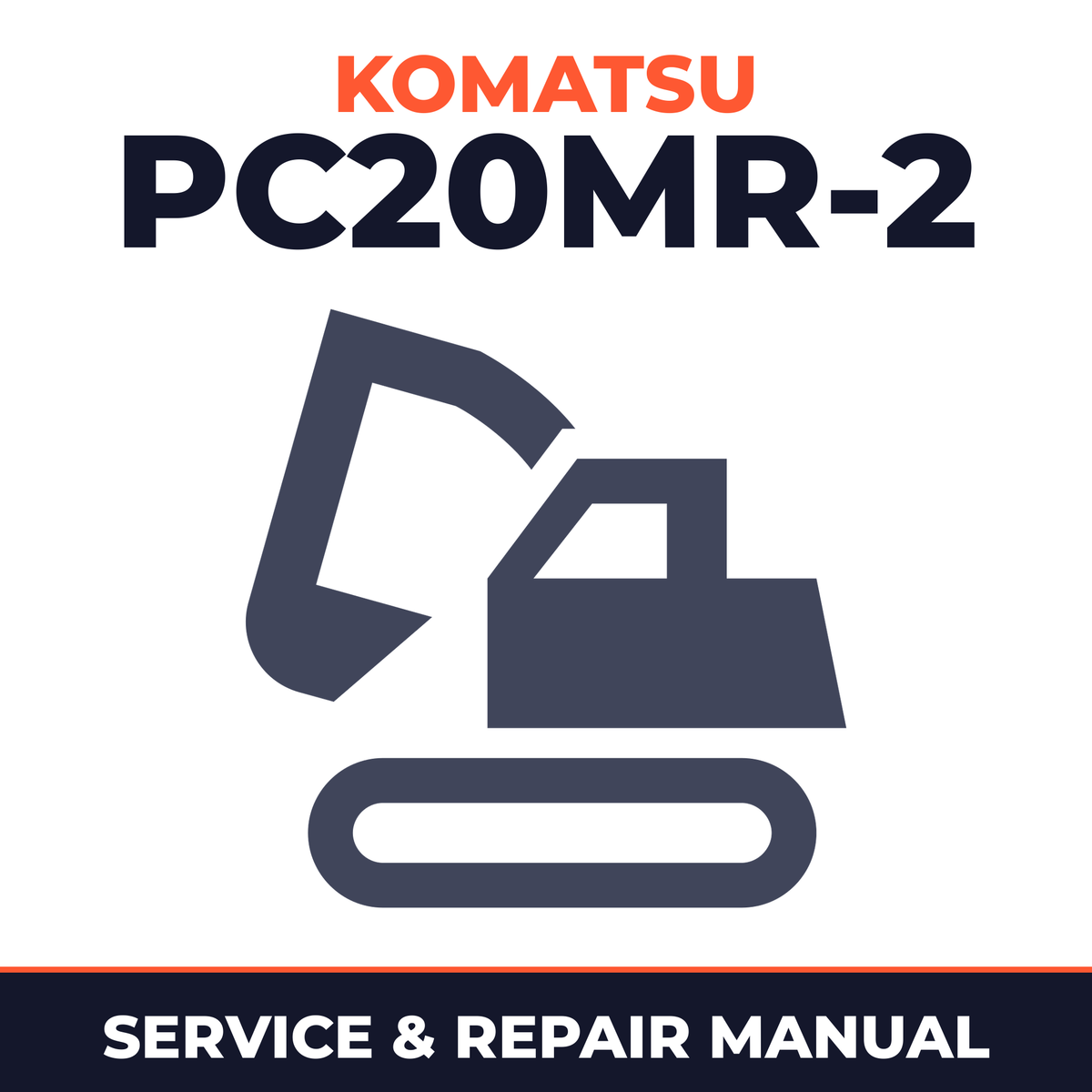 PC20MR-2 Excavator Service Shop Manual