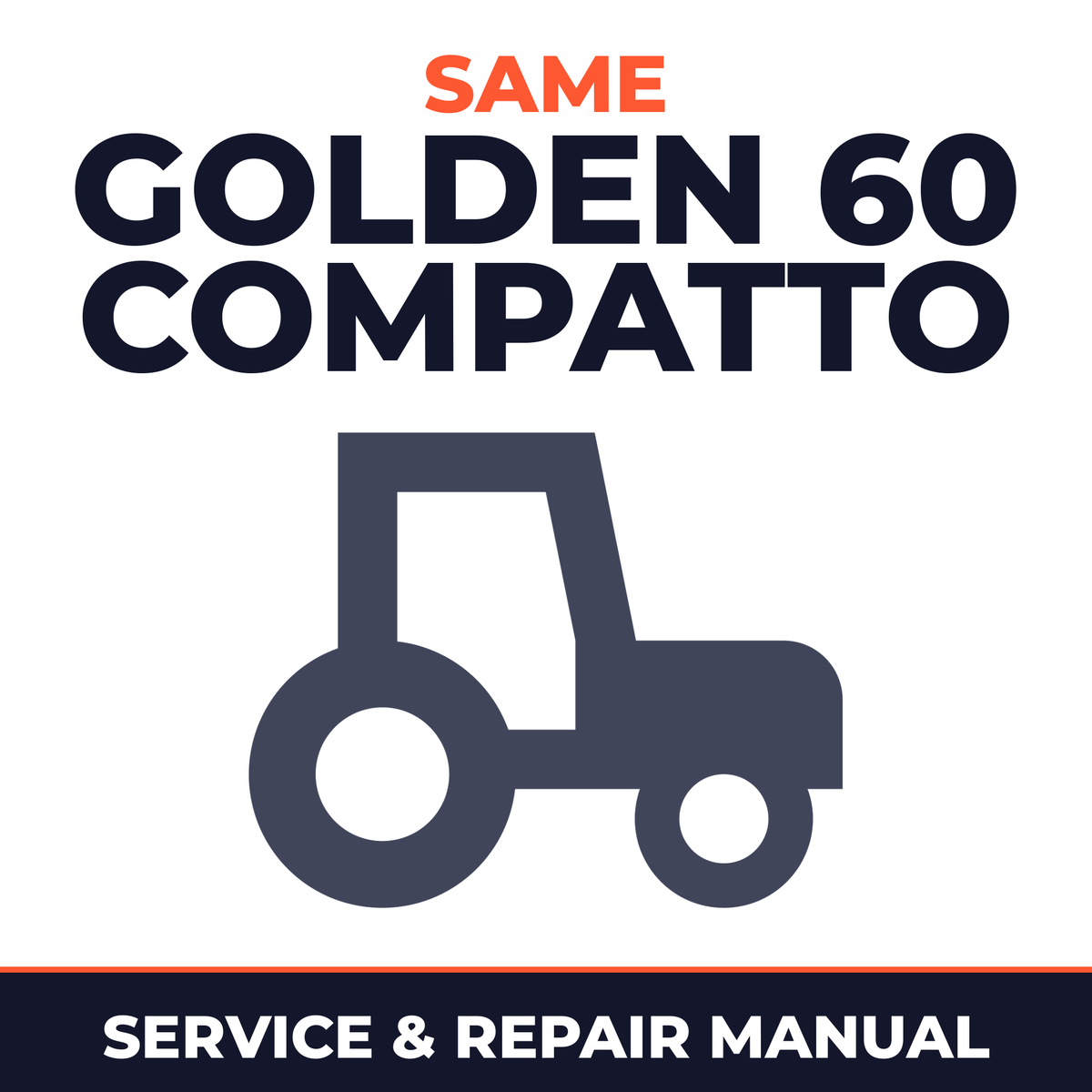 Same Golden 60 Compatto Tractor Service & Repair Manual