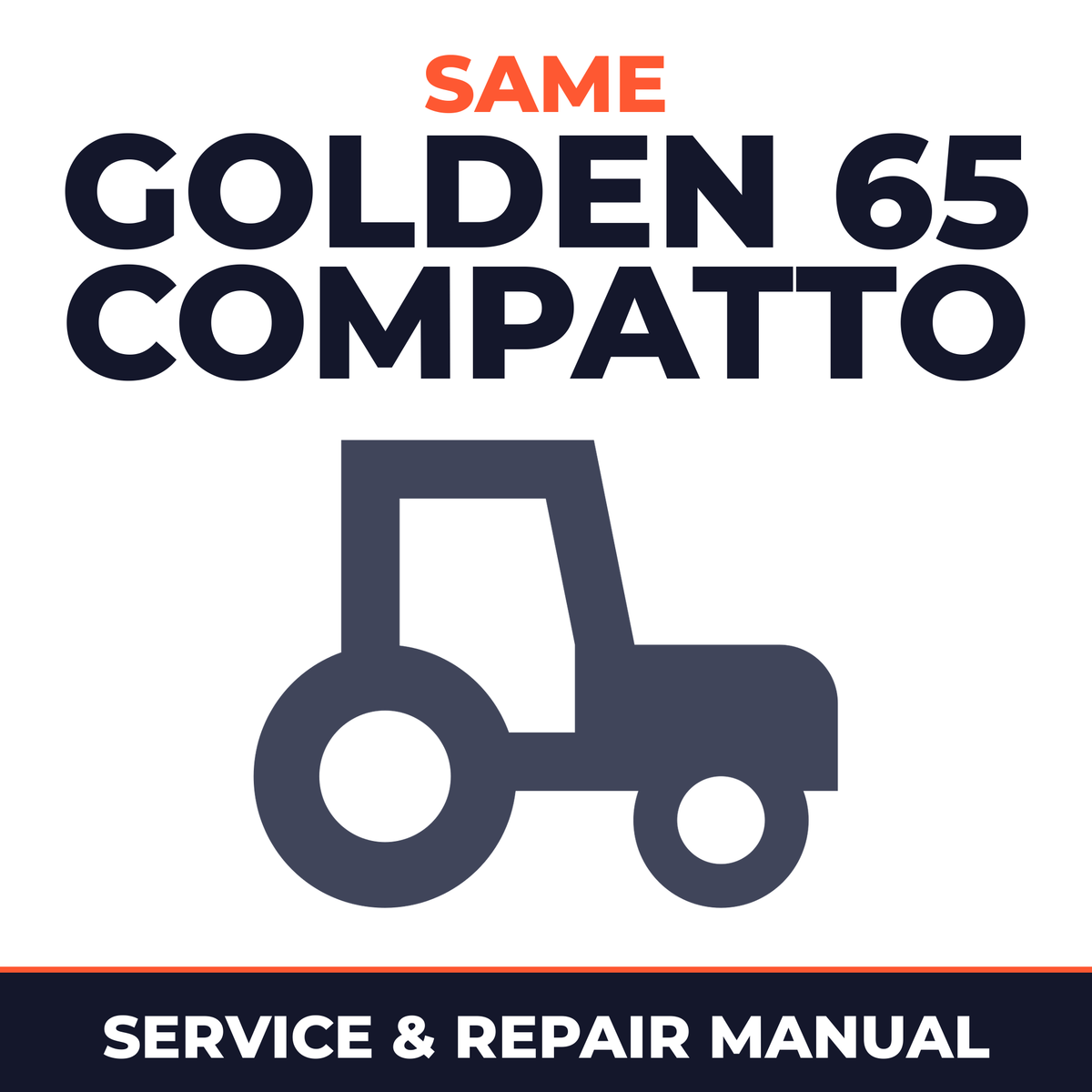 Same Golden 65 Compatto Tractor Service & Repair Manual