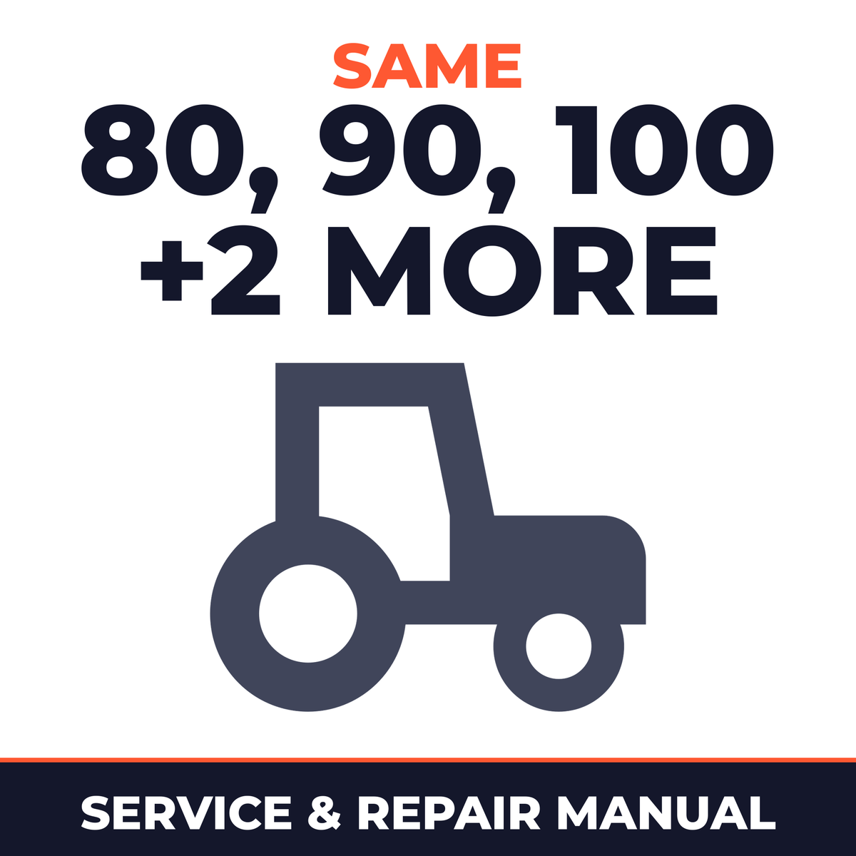 Same Tractor Silver 80 90 100 4 6 Service & Repair Manual