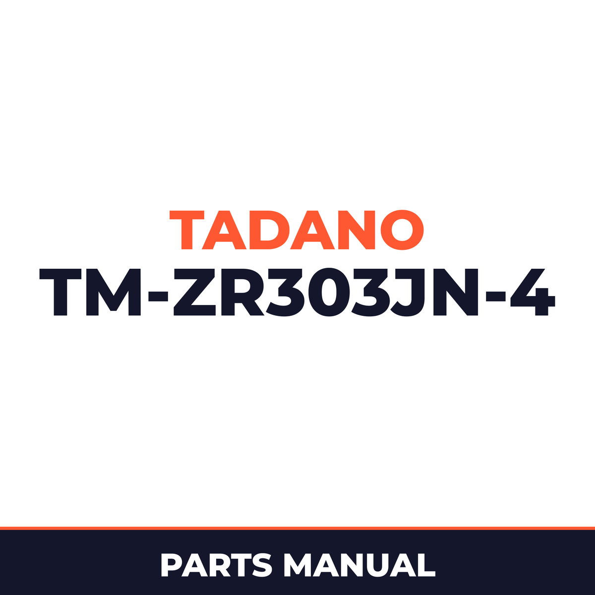 Tadano TM-ZR303JN(F)-4 31114010870A FRAME/STD,RADIO CONT.,NABI HOOK Parts Manual