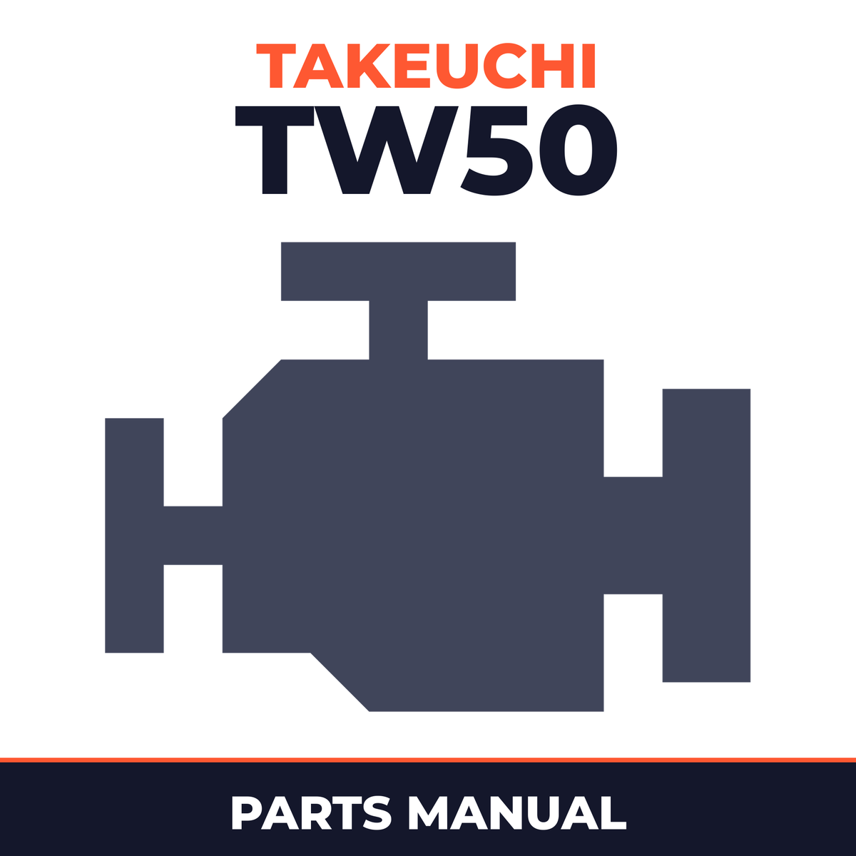Takeuchi TW50 Engine HP81485U Parts Manual
