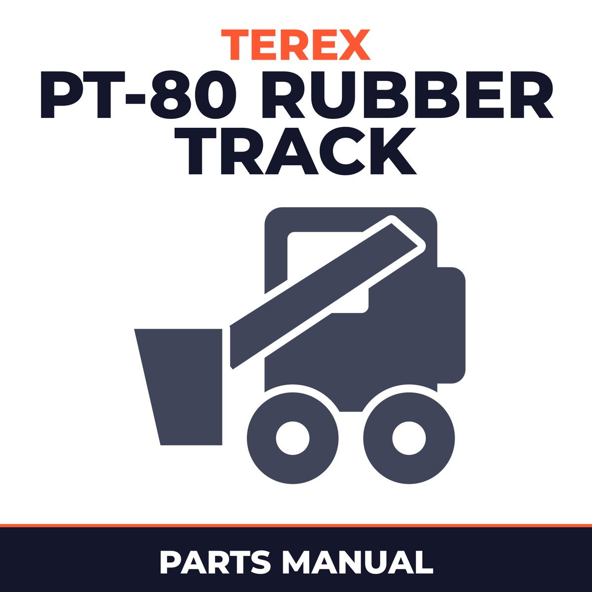 Terex PT-80 Rubber Track Loader Master Parts Manual
