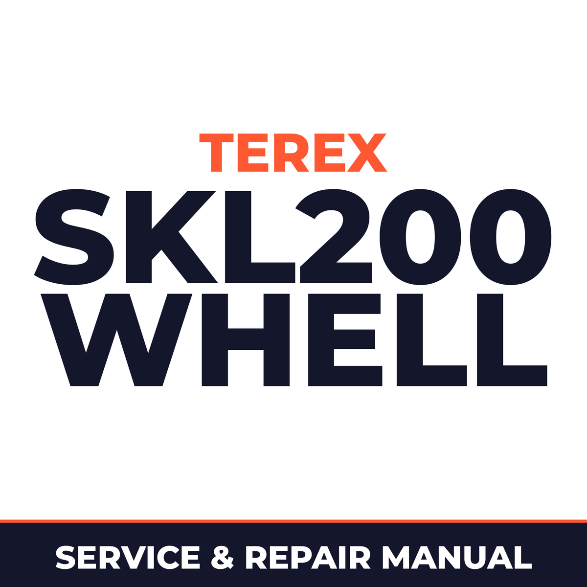 Terex SKL200 Whell Loader Workshop Repair Service Manual