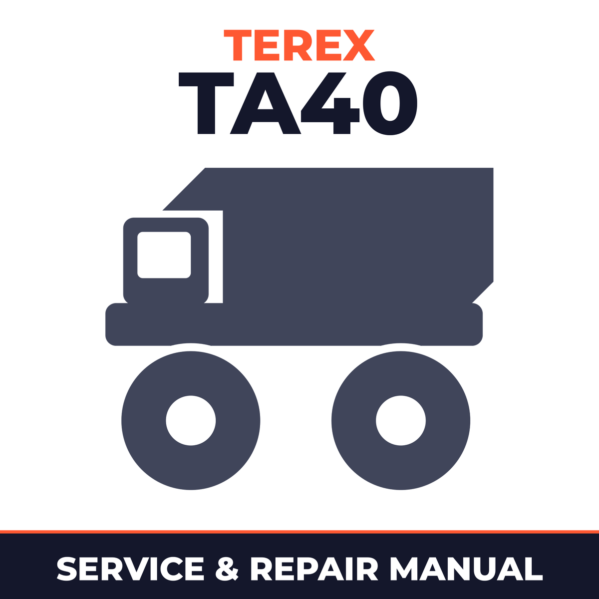 Terex TA40 OCDB Articulated Dump Truck Complete Workshop Service Repair Manual