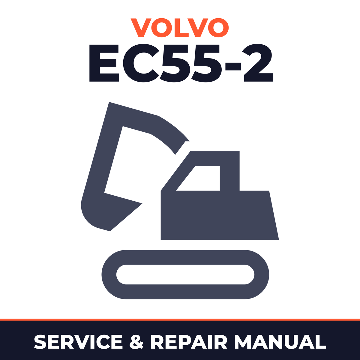 Volvo EC55-2 Compact Excavator Service Manual