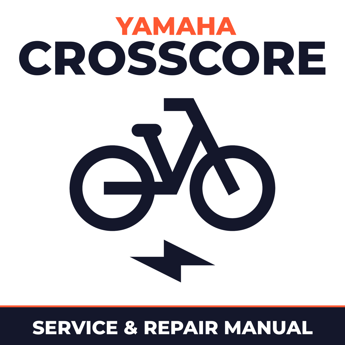 Yamaha CROSSCORE Service and Repair Manual - power assist bicycle workshop manual cover