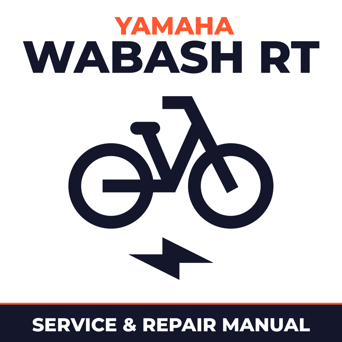Yamaha WABASH RT Service and Repair Manual - power assist bicycle workshop manual cover