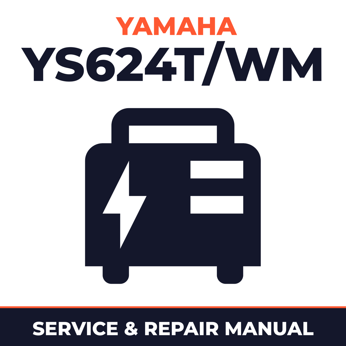 Yamaha YS624T/WM Service and Repair Manual - power equipment workshop manual cover
