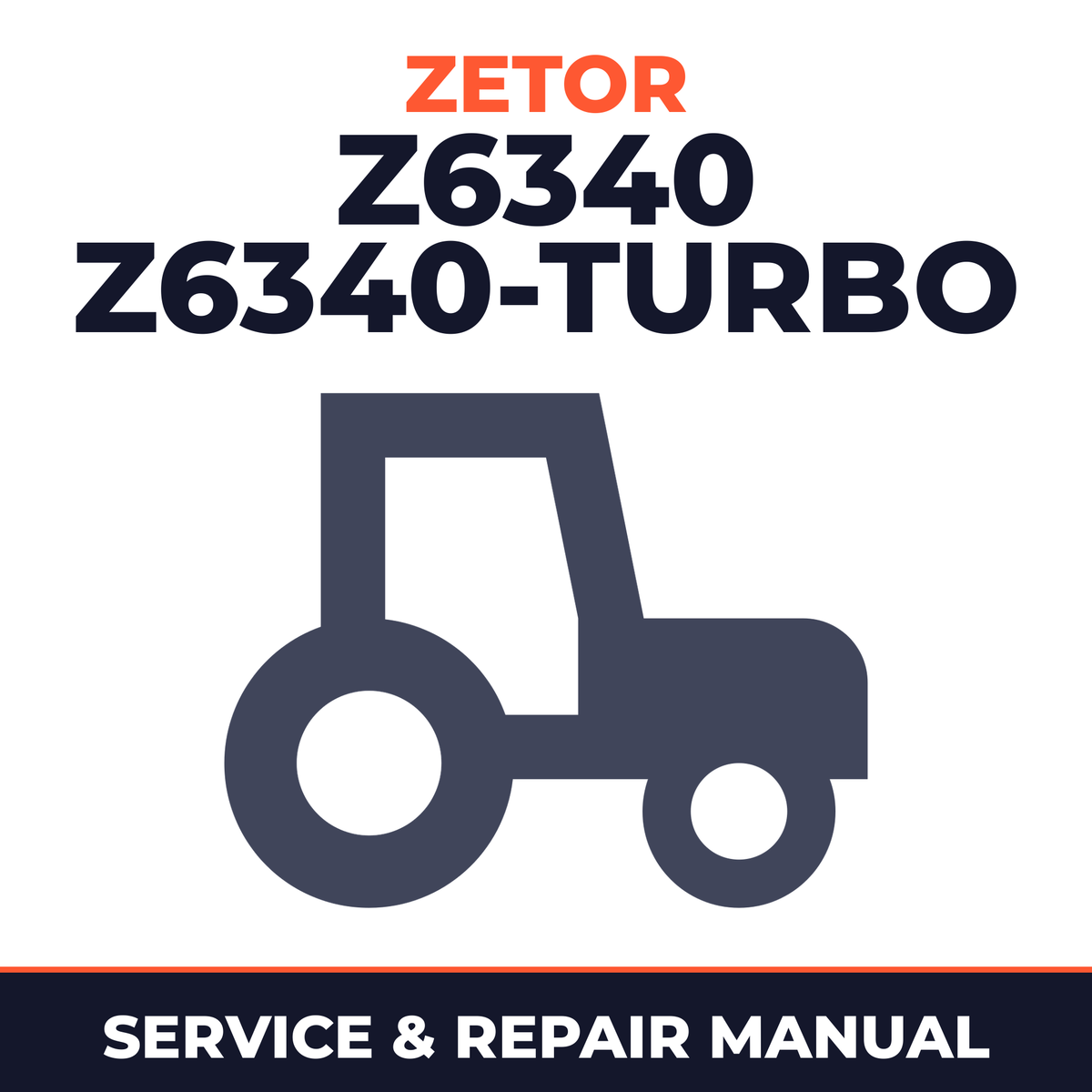 Zetor Z6340 Z6340-turbo tractor Service & Repair Manual