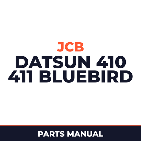 1964-1968 Datsun 410 411 Bluebird Parts Catalog
