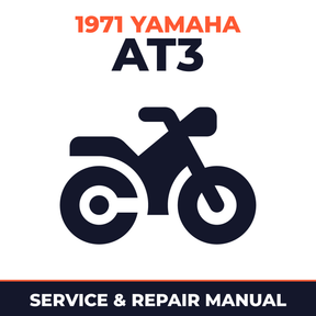 1971 Yamaha AT3 Service and Repair Manual - motorcycle workshop manual cover