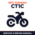1971 Yamaha CT1C Service and Repair Manual - motorcycle workshop manual cover