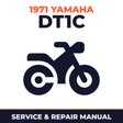 1971 Yamaha DT1C Service and Repair Manual - motorcycle workshop manual cover