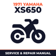 1971 Yamaha XS650 Service and Repair Manual - motorcycle workshop manual cover