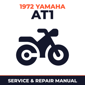 1972 Yamaha AT1 Service and Repair Manual - motorcycle workshop manual cover