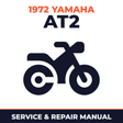 1972 Yamaha AT2 Service and Repair Manual - motorcycle workshop manual cover