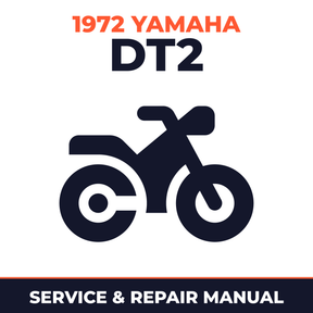 1972 Yamaha DT2 Service and Repair Manual - motorcycle workshop manual cover