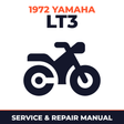 1972 Yamaha LT3 Service and Repair Manual - motorcycle workshop manual cover