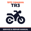 1972 Yamaha TR3 Service and Repair Manual - motorcycle workshop manual cover