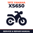 1972 Yamaha XS650 Service and Repair Manual - motorcycle workshop manual cover