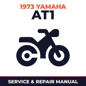 1973 Yamaha AT1 Service and Repair Manual - motorcycle workshop manual cover