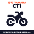 1973 Yamaha CT1 Service and Repair Manual - motorcycle workshop manual cover