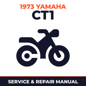 1973 Yamaha CT1 Service and Repair Manual - motorcycle workshop manual cover