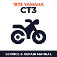 1973 Yamaha CT3 Service and Repair Manual - motorcycle workshop manual cover