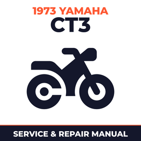 1973 Yamaha CT3 Service and Repair Manual - motorcycle workshop manual cover