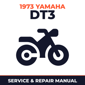 1973 Yamaha DT3 Service and Repair Manual - motorcycle workshop manual cover