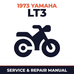 1973 Yamaha LT3 Service and Repair Manual - motorcycle workshop manual cover