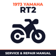 1973 Yamaha RT2 Service and Repair Manual - motorcycle workshop manual cover